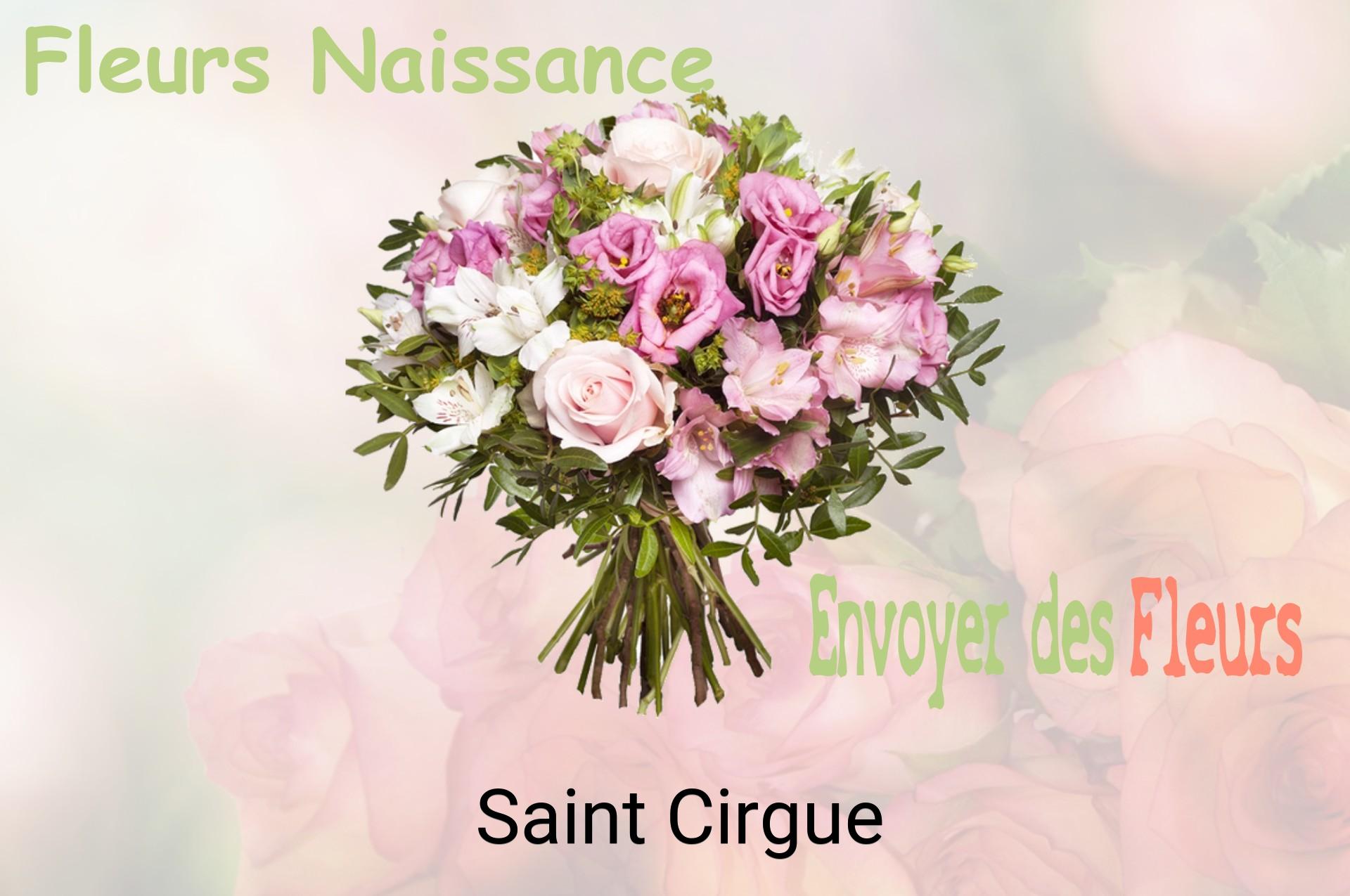 Bouquet de fleurs de naissance livré à Saint-Cirgue